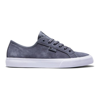 DC Manual S Suede Siva - Panske Skate Topanky